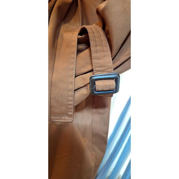 Vintage Neiman Marcus Ladies Trench Coat Coatworks Judy Scates for Jerold SZ 7/8 - Picture 8 of 15